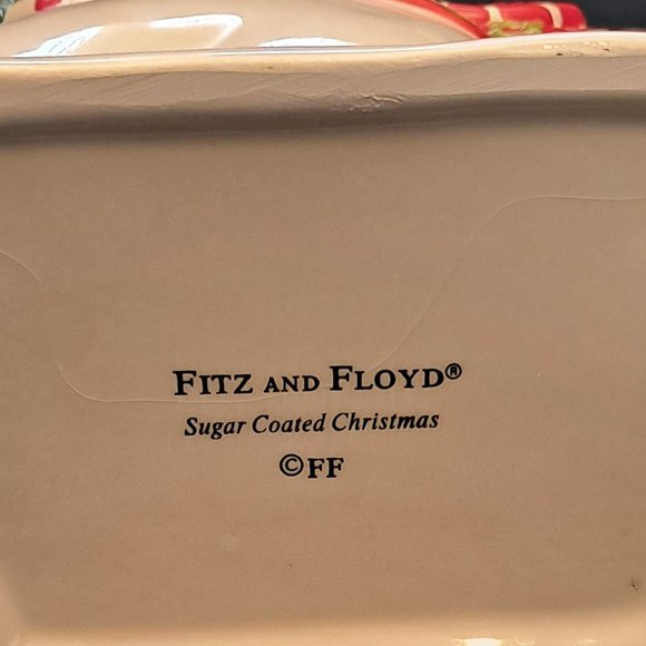 FITZ AND FLOYD CHRISTMAS NAPKIN HOLDER - Picture 5 of 8